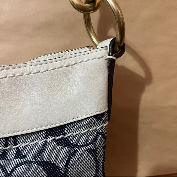 Coach | Signature Sufflette Denim Monogram Bleeker Shoulder Bag Purse G065-10402 - Picture 10 of 16